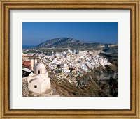 Thira (Fira) City, Cyclades Islands, Greece Fine Art Print