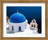 Santorini, Oia , Cyclades Islands, Greece Arial View Fine Art Print