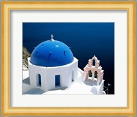 Santorini, Oia , Cyclades Islands, Greece Arial View Fine Art Print