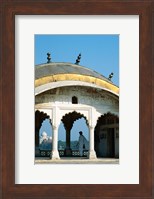 Taj Mahal seen through arches at Agra Fort, Agra, Uttar Pradesh, India Fine Art Print