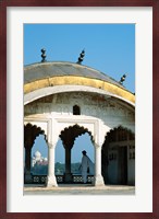 Taj Mahal seen through arches at Agra Fort, Agra, Uttar Pradesh, India Fine Art Print