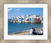 Little Venice, Mykonos, Cyclades Islands, Greece Fine Art Print