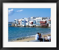 Little Venice, Mykonos, Cyclades Islands, Greece Fine Art Print