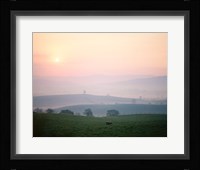 Sunrise near Hawes, Yorkshire Dales National Park, North Yorkshire, England Fine Art Print