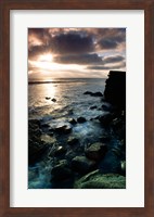 Sunrise over the sea, Cabrillo National Monument, San Diego, California, USA Fine Art Print