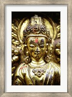 Close-up of a statue, Kathmandu, Nepal Fine Art Print