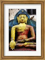 Statue of Buddha, Kathmandu, Nepal Fine Art Print