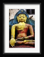 Statue of Buddha, Kathmandu, Nepal Fine Art Print