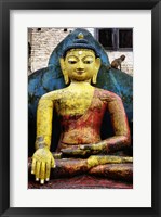 Statue of Buddha, Kathmandu, Nepal Fine Art Print