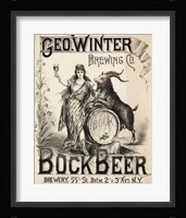 Bock Beer Brewing Company Fine Art Print