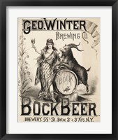 Bock Beer Brewing Company Fine Art Print