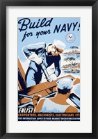 Build for your Navy! Fine Art Print