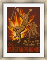 War Stamps & Bonds Fine Art Print
