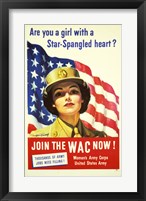 Women's Army Corps Framed Print