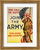 The Call to Duty for Home and Country Fine Art Print