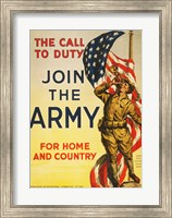 The Call to Duty for Home and Country Fine Art Print