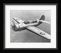 High angle view of a fighter plane in flight, Curtiss SB2C Helldiver, December 1941 Fine Art Print