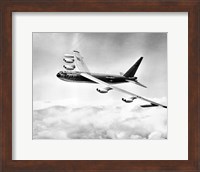 High angle view of a military airplane in flight, B-52C Stratofortress Fine Art Print