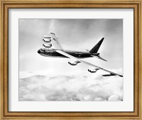 High angle view of a military airplane in flight, B-52C Stratofortress Fine Art Print