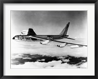 Side profile of a bomber plane in flight, B-52 Stratofortress, US Air Force Fine Art Print