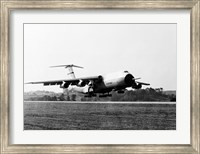Military airplane taking off, C-5 Galaxy Fine Art Print