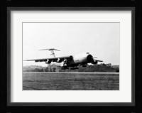 Military airplane taking off, C-5 Galaxy Fine Art Print
