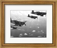 Fighter planes in flight, US Marine Corps Fine Art Print