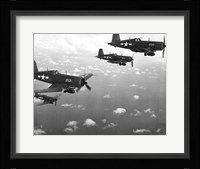 Fighter planes in flight, US Marine Corps Fine Art Print