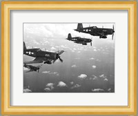 Fighter planes in flight, US Marine Corps Fine Art Print