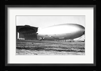 USA, New Jersey, Hindenberg, Airship on a landscape Fine Art Print