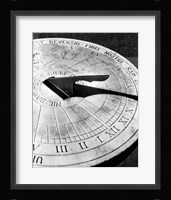 Close up of sundial Fine Art Print