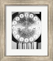 Time zone clock Fine Art Print