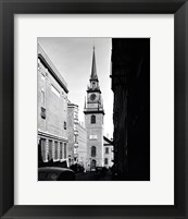 Low angle view of a clock tower, Boston, Massachusetts, USA Fine Art Print