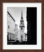 Low angle view of a clock tower, Boston, Massachusetts, USA Fine Art Print