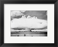 Atomic bomb explosion Fine Art Print