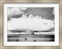 Atomic bomb explosion Fine Art Print
