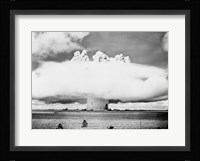 Atomic bomb explosion Fine Art Print