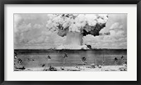 Atomic bomb explosion, Bikini Atoll, Marshall Islands Fine Art Print