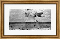 Atomic bomb explosion, Bikini Atoll, Marshall Islands Fine Art Print