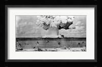 Atomic bomb explosion, Bikini Atoll, Marshall Islands Fine Art Print