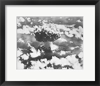 High angle view of an atomic bomb explosion, Bikini Atoll, Marshall Islands, July 25, 1946 Fine Art Print