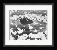 High angle view of an atomic bomb explosion, Bikini Atoll, Marshall Islands, July 25, 1946 Fine Art Print
