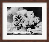 Atomic bomb explosion, Bikini Atoll, Marshall Islands, July 24, 1946 Fine Art Print