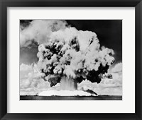 Atomic bomb explosion, Bikini Atoll, Marshall Islands, July 24, 1946 Fine Art Print