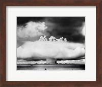Atomic bomb explosion, Bikini Atoll, Marshall Islands Fine Art Print