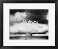 Atomic bomb explosion, Bikini Atoll, Marshall Islands Fine Art Print