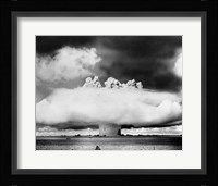 Atomic bomb explosion, Bikini Atoll, Marshall Islands Fine Art Print
