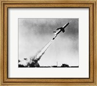 Low angle view of a missile taking off, Martin TM-61B Matador Fine Art Print