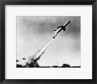 Low angle view of a missile taking off, Martin TM-61B Matador Fine Art Print