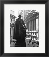 George Washington Statue, New York Stock Exchange, Wall Street, Manhattan, New York City, USA Fine Art Print